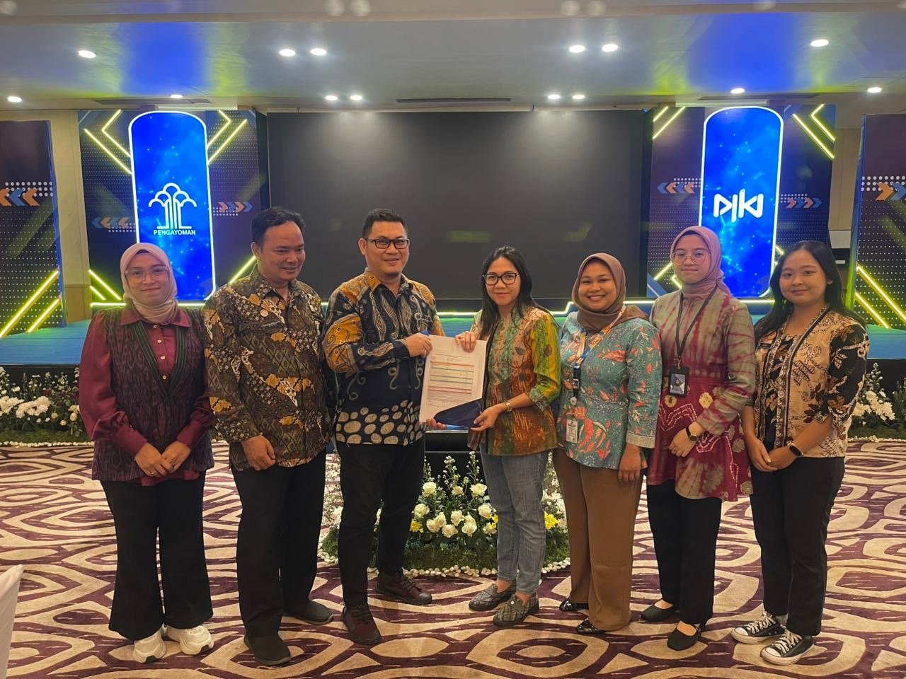 Kemenkum Kalbar saat ikuti Supervisi Tindak Lanjut Penelitian RKA-K/L